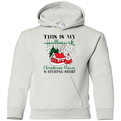 This is My Hallmark Christmas Movie Watching Shirt House Christmas Kids/Youth G185B Gildan Youth Pullover Hoodie