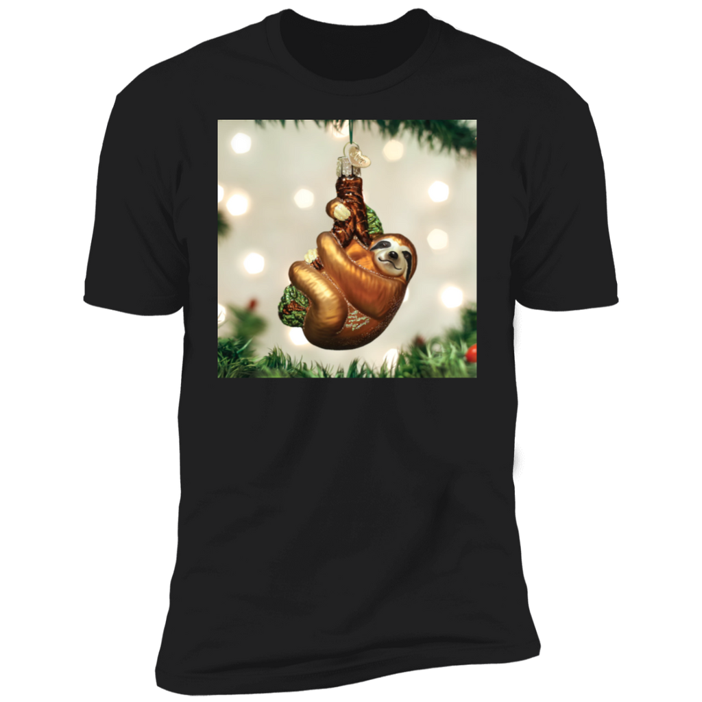 Sloth Ornament - Old World Christmas Shirt NL3600 Next Level Premium Short Sleeve T-Shirt