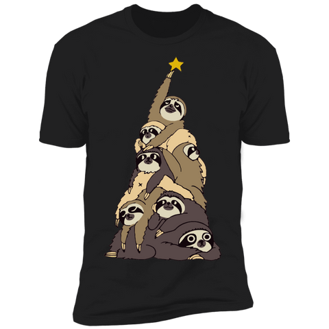 Sloth Christmas Tree t-shirt NL3600 Next Level Premium Short Sleeve T-Shirt