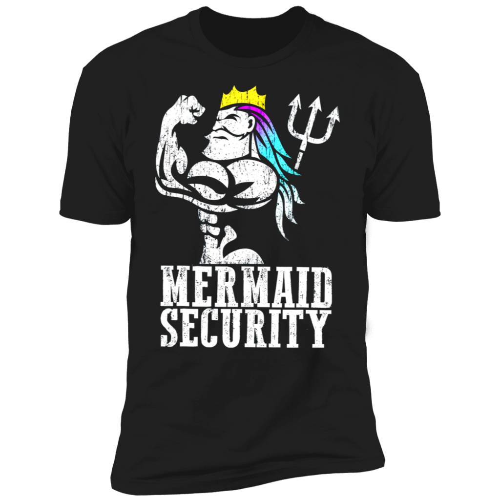 Mermaid Security Strong Merdad New Mer Dad Christmas Gift Shirt NL3600 Next Level Premium Short Sleeve T-Shirt