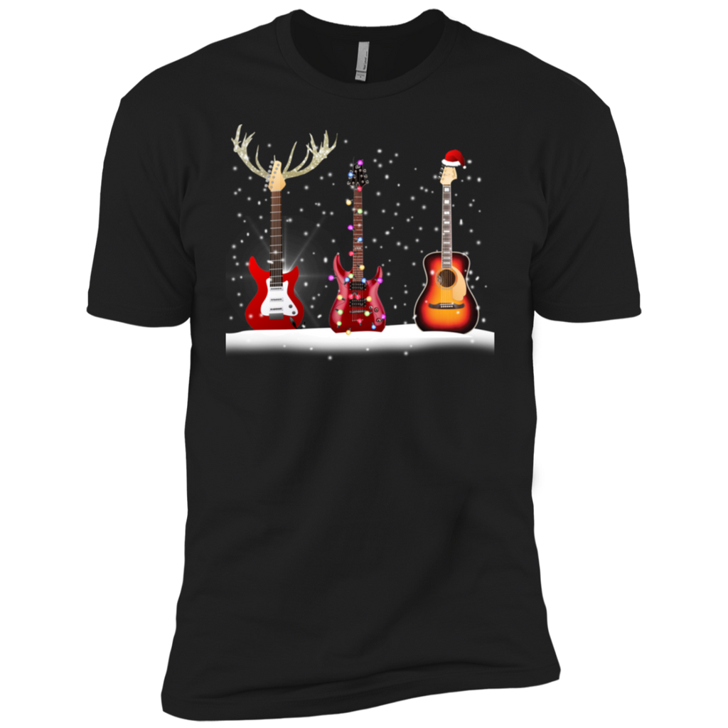 Musical instrument Guitar Ugly Christmas Shirt NL3600 Next Level Premium Short Sleeve T-Shirt
