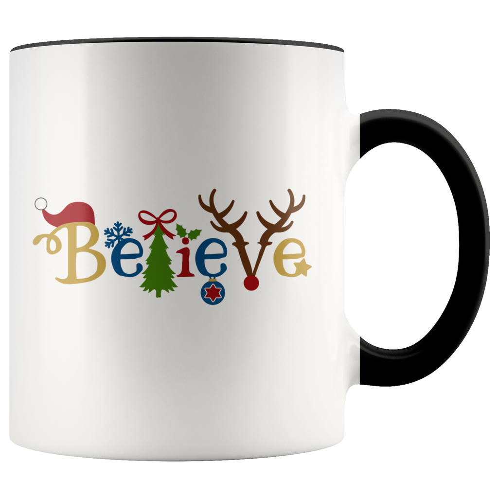 Believe Santa Christmas Mug