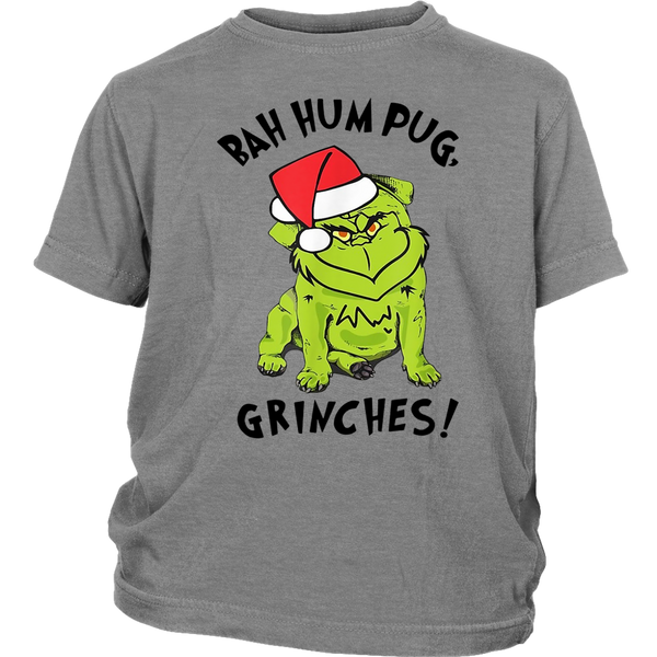 Funny Grinch Bah Humbug Santa Christmas shirts District Youth Shirt