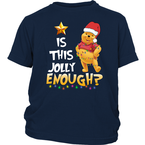 Is This Jolly Enough Winnie the Pooh Christmas shirts District Youth Shirt