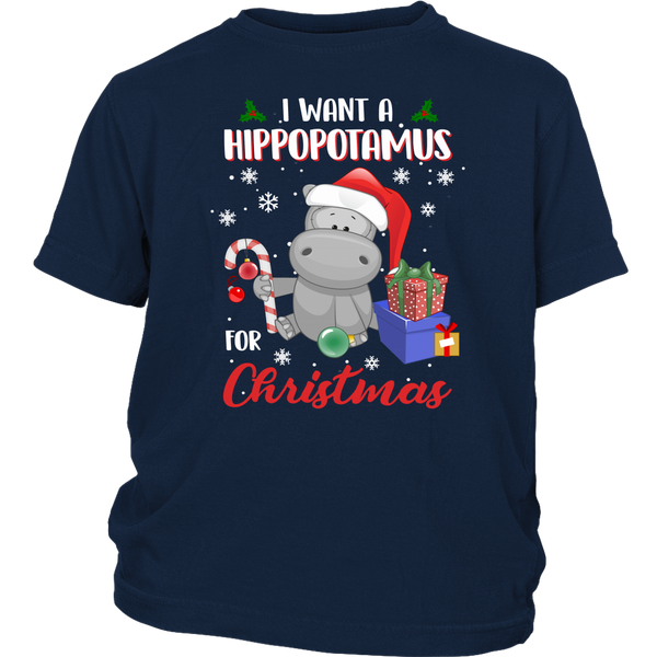 I Want A Hippopotamus For Christmas shirts District Youth Shirt