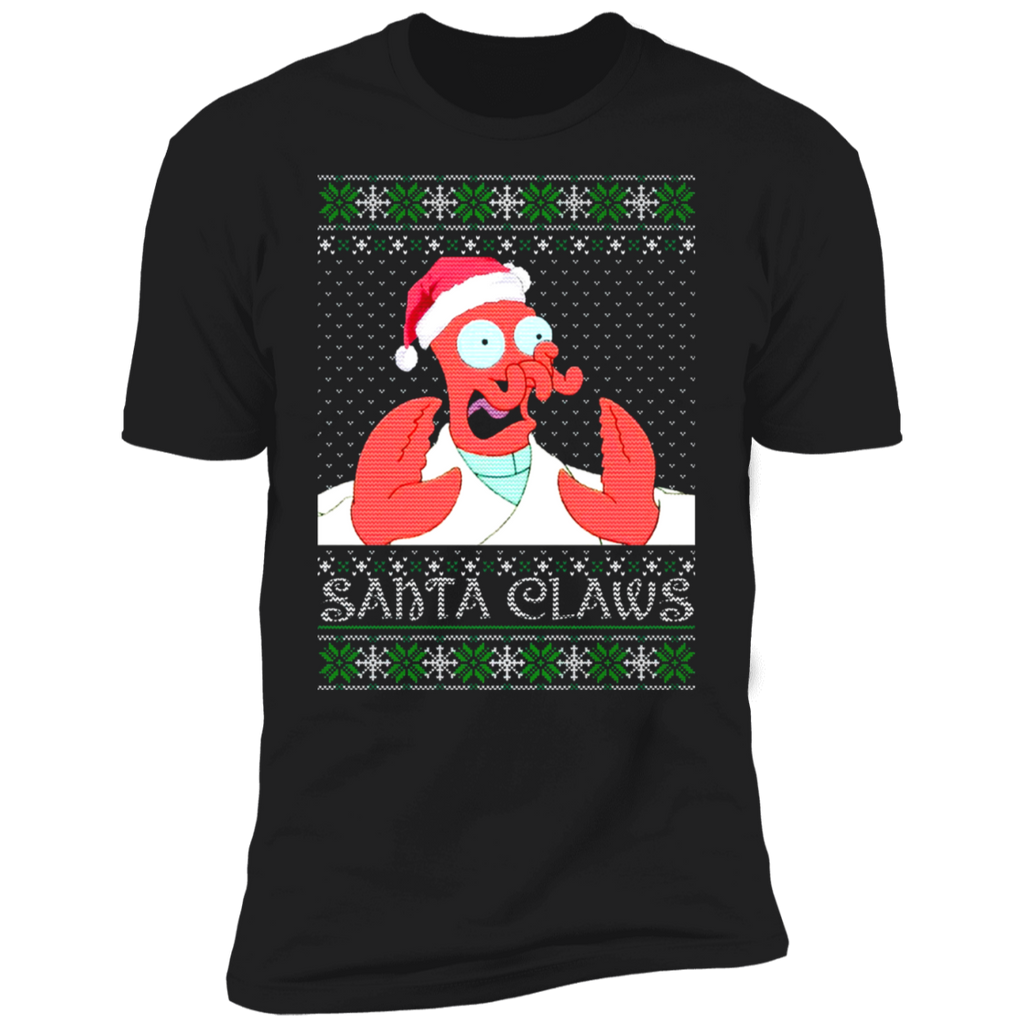 Zoidberg Santa Claws Christmas Ugly Sweatshirt Tank Hoodie Shirt NL3600 Next Level Premium Short Sleeve T-Shirt