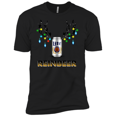 Reinbeer funny Christmas Beer Reindeer Shirt NL3600 Next Level Premium Short Sleeve T-Shirt