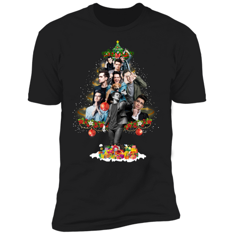 Panic At the Disco Christmas Tree Shirt NL3600 Next Level Premium Short Sleeve T-Shirt