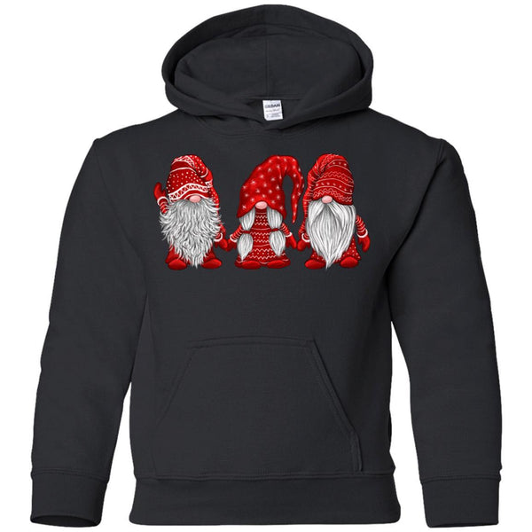 Scandinavian Red Gnomes Christmas shirts Kids/Youth G185B Gildan Youth Pullover Hoodie