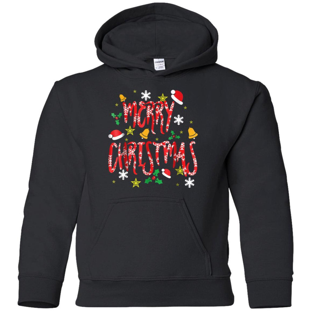 Merry Christmas Shirts Matching Family Gift G185B Gildan Youth Pullover Hoodie