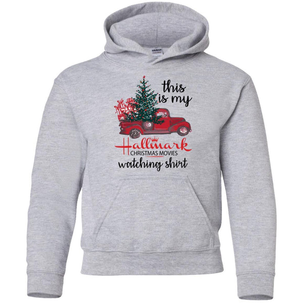 This is My Hallmark Christmas Movie Watching Shirt Kids/Youth G185B Gildan Youth Pullover Hoodie