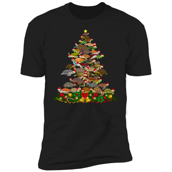 Turtles Christmas Tree Shirt NL3600 Next Level Premium Short Sleeve T-Shirt