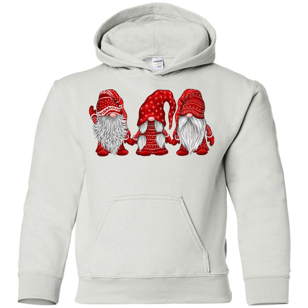 Scandinavian Red Gnomes Christmas shirts Kids/Youth G185B Gildan Youth Pullover Hoodie
