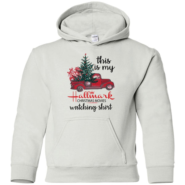 This is My Hallmark Christmas Movie Watching Shirt Kids/Youth G185B Gildan Youth Pullover Hoodie