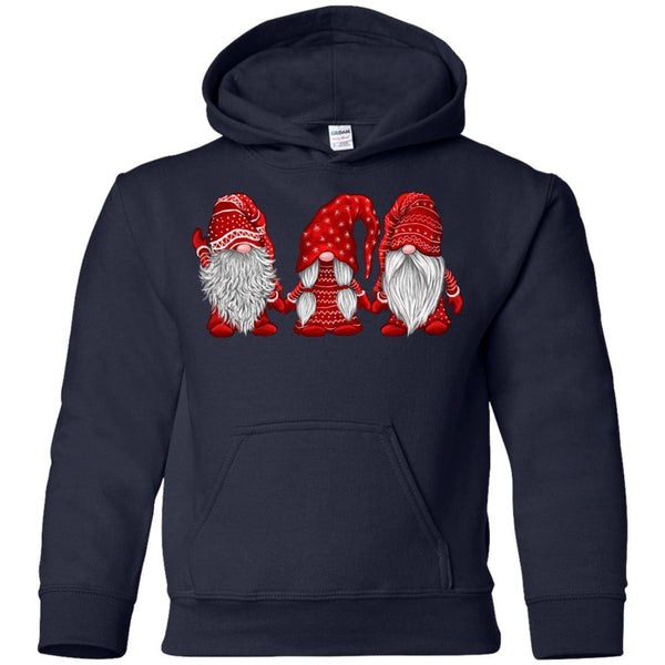 Scandinavian Red Gnomes Christmas shirts Kids/Youth G185B Gildan Youth Pullover Hoodie