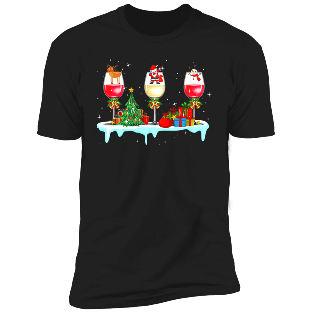 WINE CHRISTMAS Shirt NL3600 Next Level Premium Short Sleeve T-Shirt