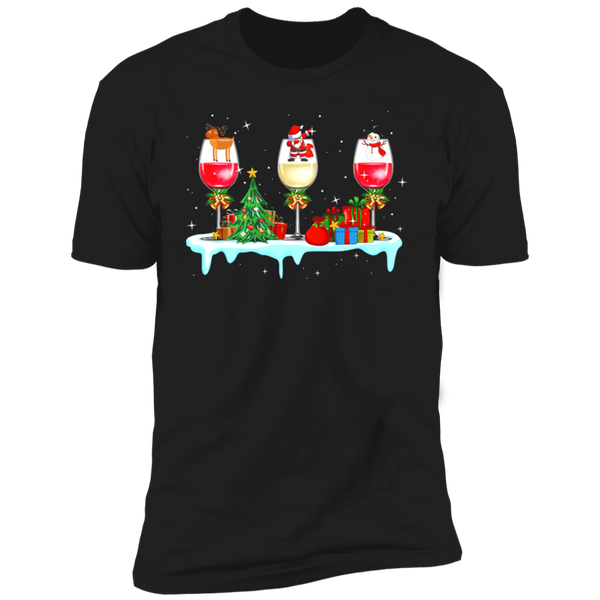 WINE CHRISTMAS Shirt NL3600 Next Level Premium Short Sleeve T-Shirt