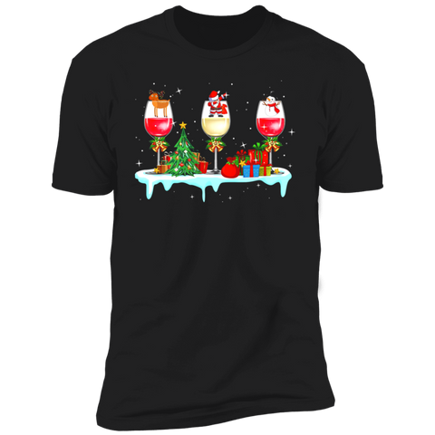 WINE CHRISTMAS Shirt NL3600 Next Level Premium Short Sleeve T-Shirt
