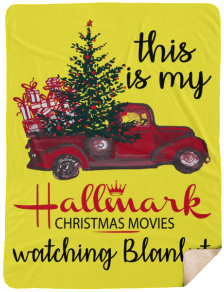 This is My Hallmark Christmas Movie Watching Blanket Sherpa Blanket