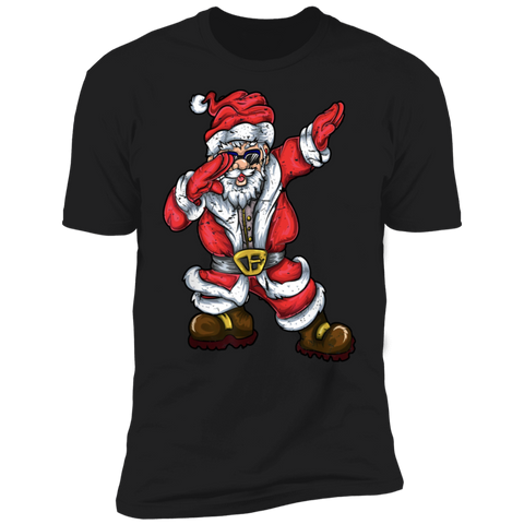 Vintage Christmas Boys Kids Men Xmas Gifts Dabbing Santa Shirt NL3600 Next Level Premium Short Sleeve T-Shirt
