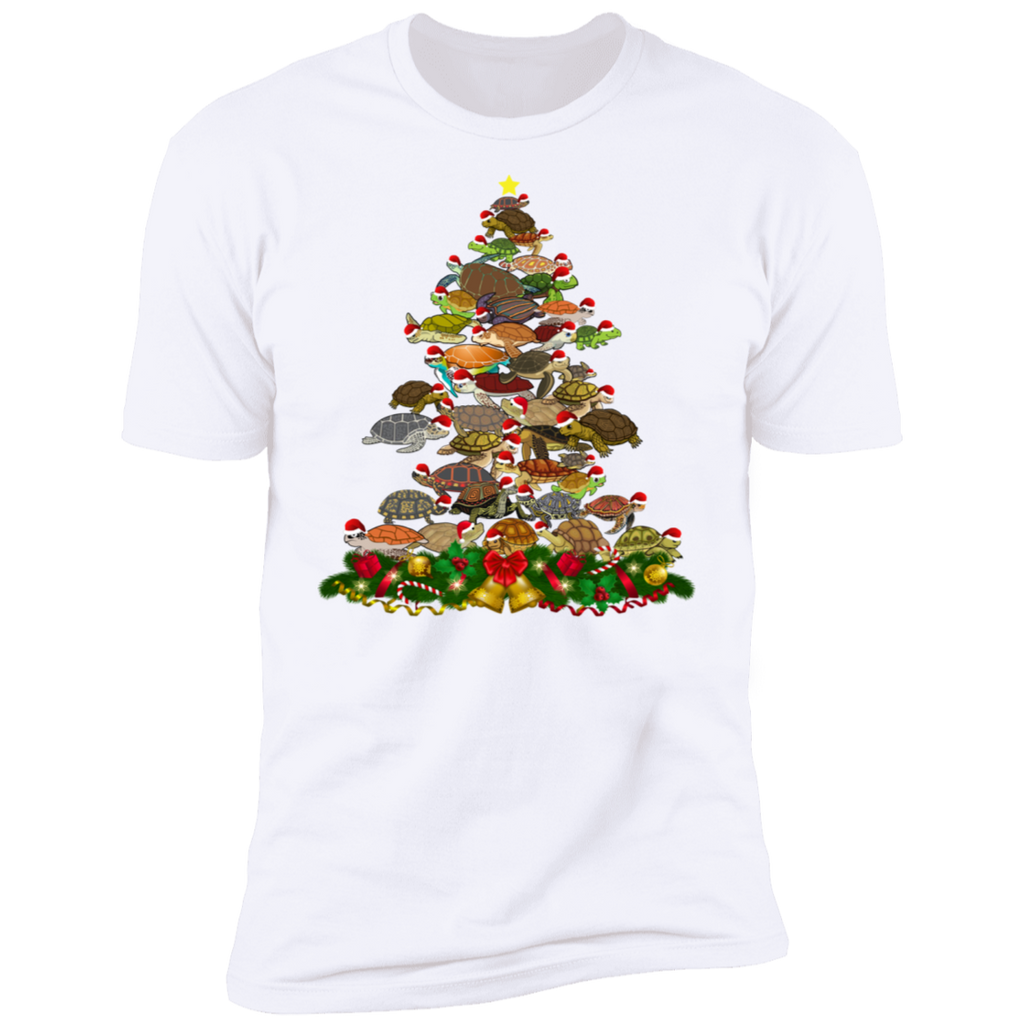 Turtles Christmas Tree Shirt NL3600 Next Level Premium Short Sleeve T-Shirt