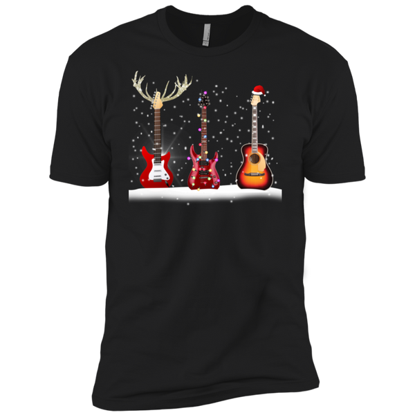 Musical instrument Guitar Ugly Christmas Shirt NL3600 Next Level Premium Short Sleeve T-Shirt