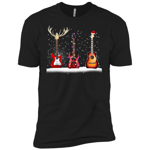 Musical instrument Guitar Ugly Christmas Shirt NL3600 Next Level Premium Short Sleeve T-Shirt