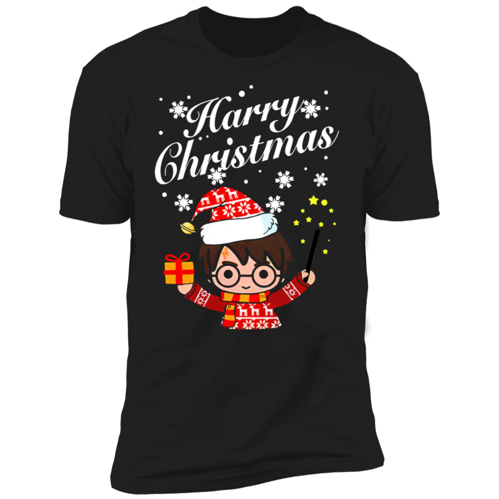 Merry Christmas Harry Poster Harry Christmas Shirt NL3600 Next Level Premium Short Sleeve T-Shirt