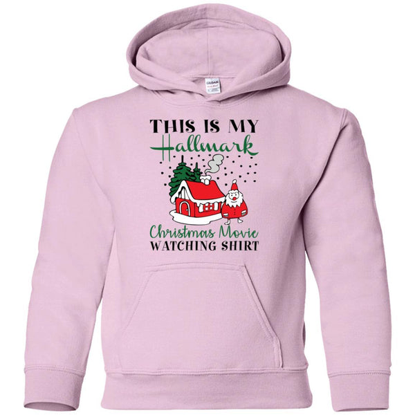 This is My Hallmark Christmas Movie Watching Shirt House Christmas Kids/Youth G185B Gildan Youth Pullover Hoodie