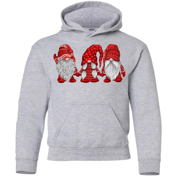 Scandinavian Red Gnomes Christmas shirts Kids/Youth G185B Gildan Youth Pullover Hoodie