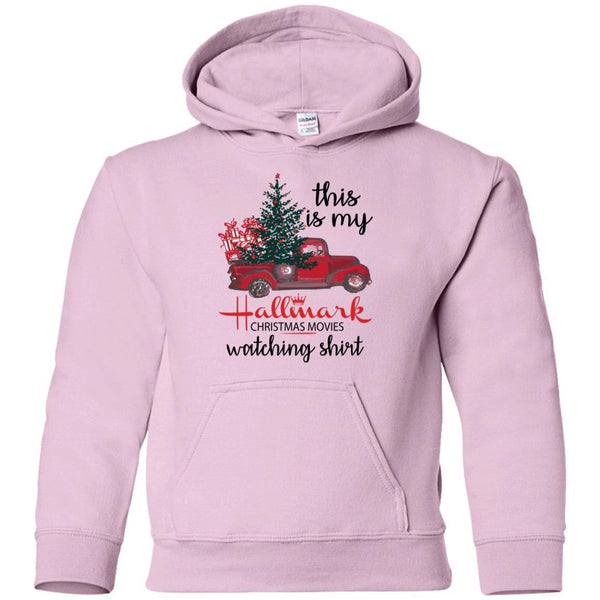 This is My Hallmark Christmas Movie Watching Shirt Kids/Youth G185B Gildan Youth Pullover Hoodie