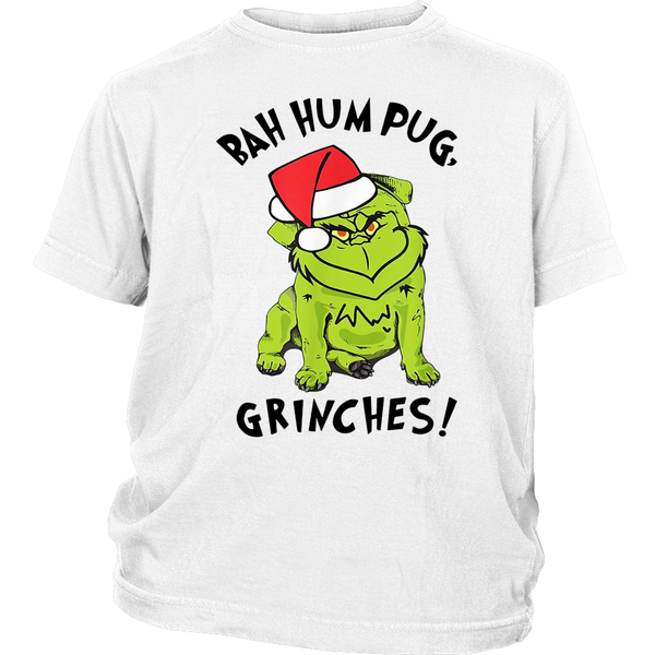 Funny Grinch Bah Humbug Santa Christmas shirts District Youth Shirt