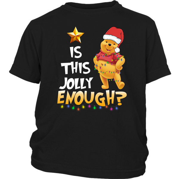 Is This Jolly Enough Winnie the Pooh Christmas shirts District Youth Shirt