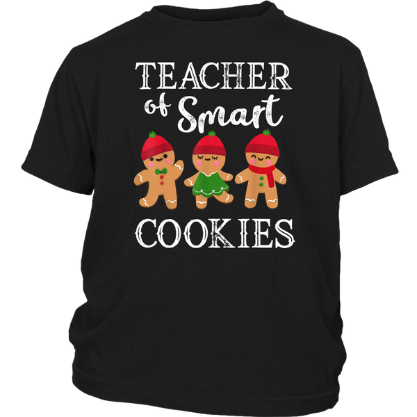 Teacher Of Smart Cookies Shirt Funny Teacher Christmas Gift District Youth Shirt