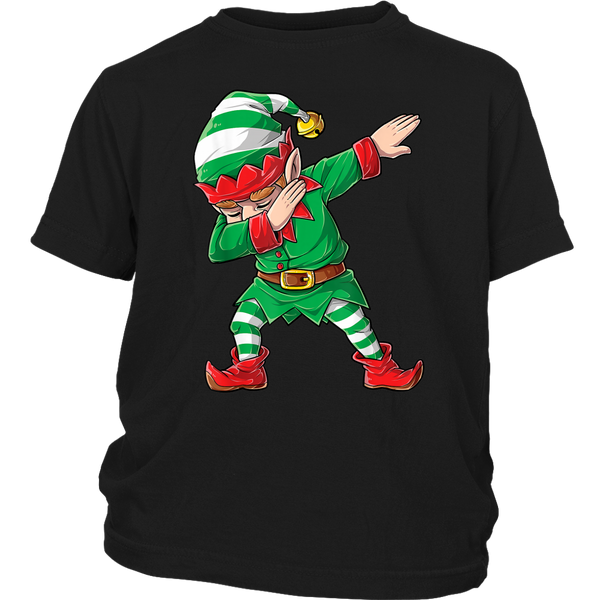 Funny Dabbing Elf shirt Dab Dance Elf Christmas Gift shirts District Youth Shirt