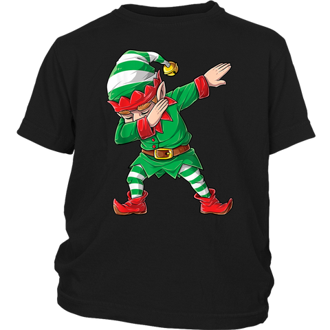 Funny Dabbing Elf shirt Dab Dance Elf Christmas Gift shirts District Youth Shirt
