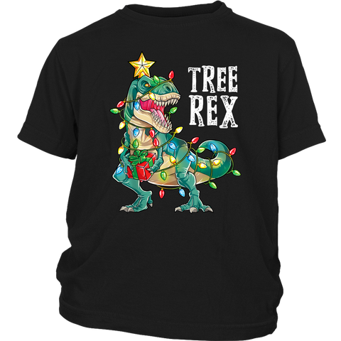 Dinosaur Tree Rex Funny Christmas Costume shirts District Youth Shirt