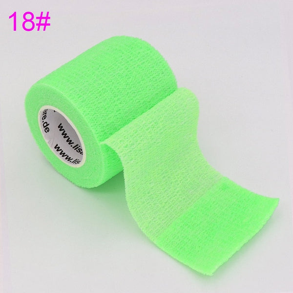 18 Colors Colorful Athletic Wrap Tape Self Adhesive Elastic Bandage